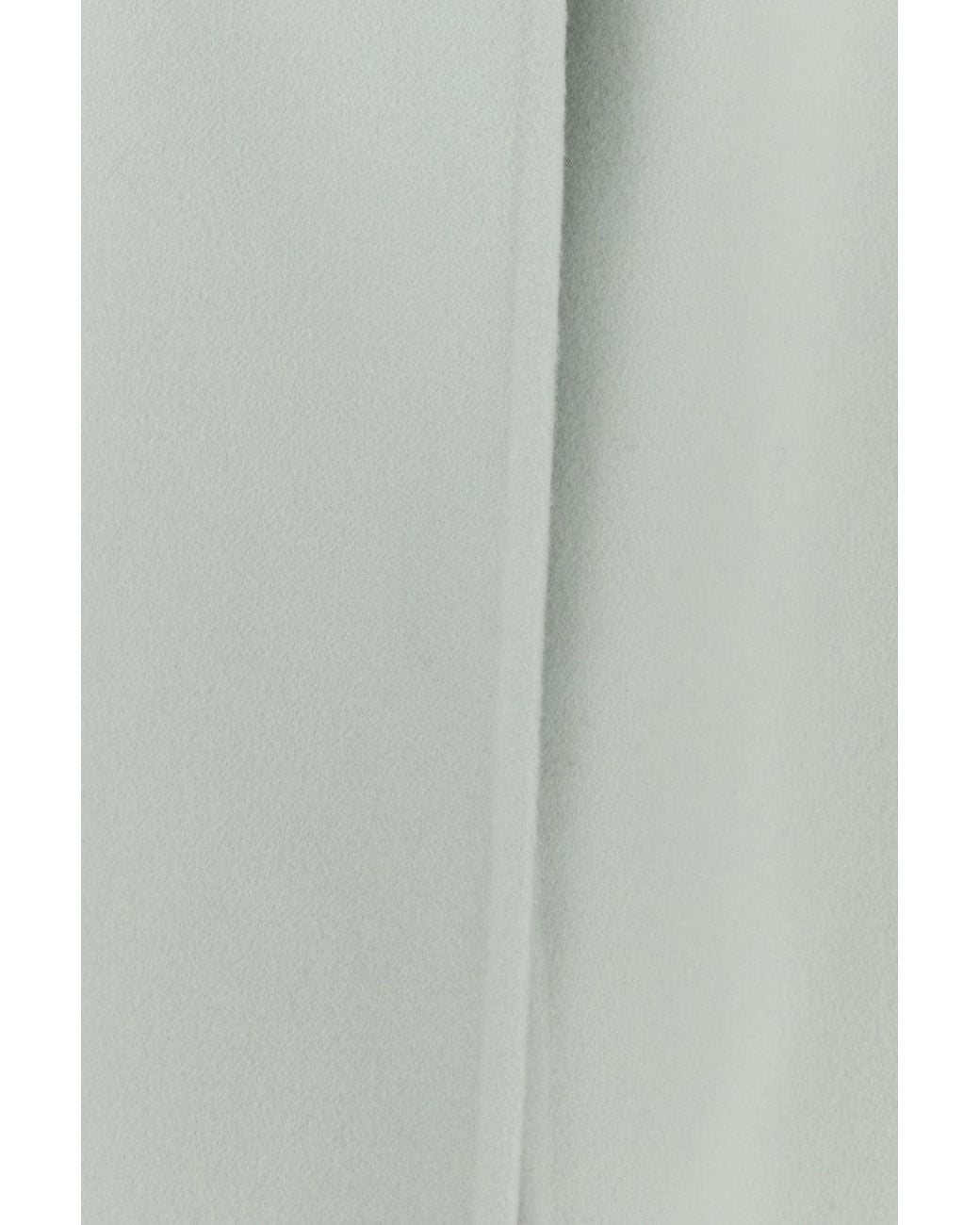 Agnona Gray Ice Wool Blend Coat