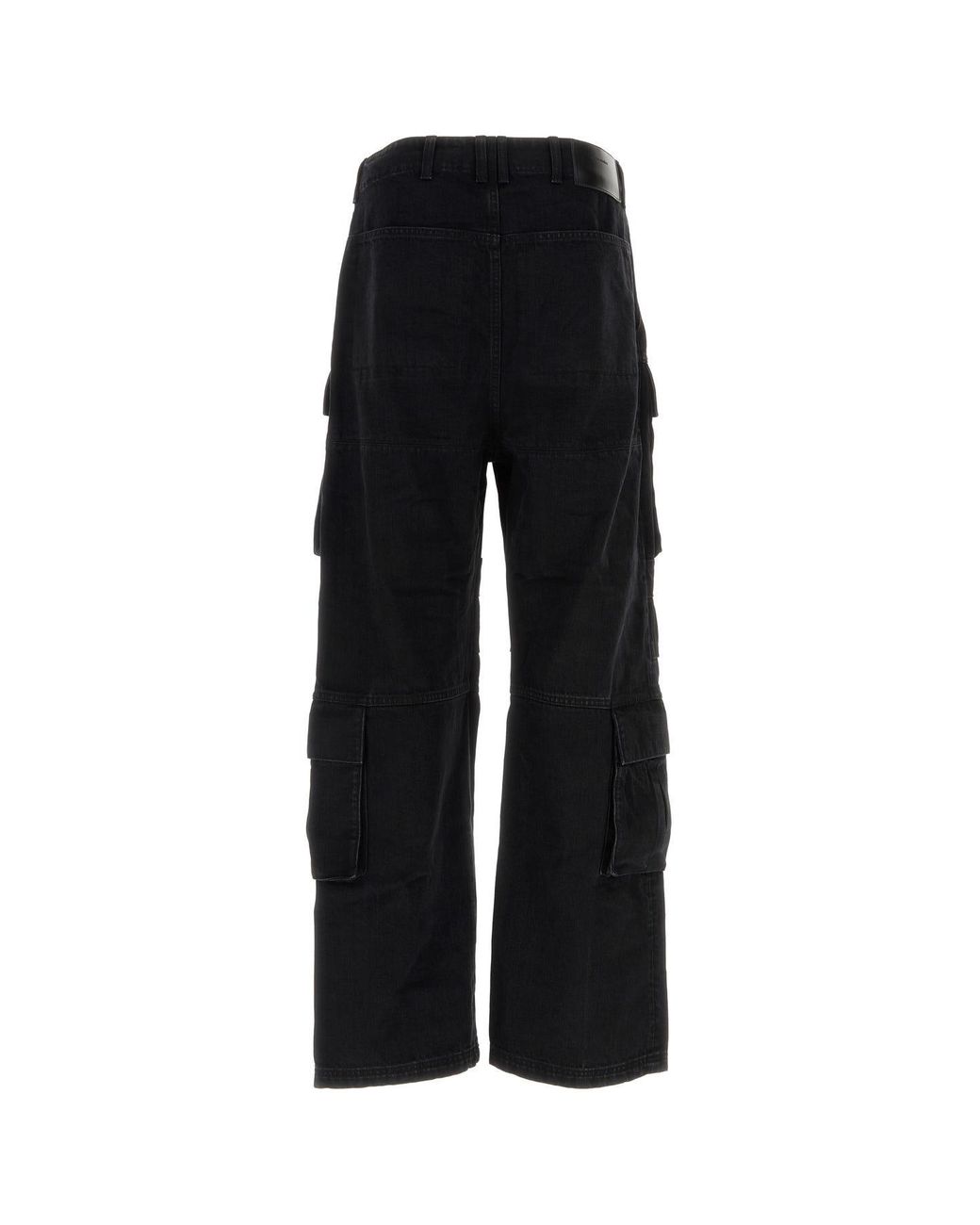 Entire studios Heavy Denim Cargo Magnetite in Black | Lyst