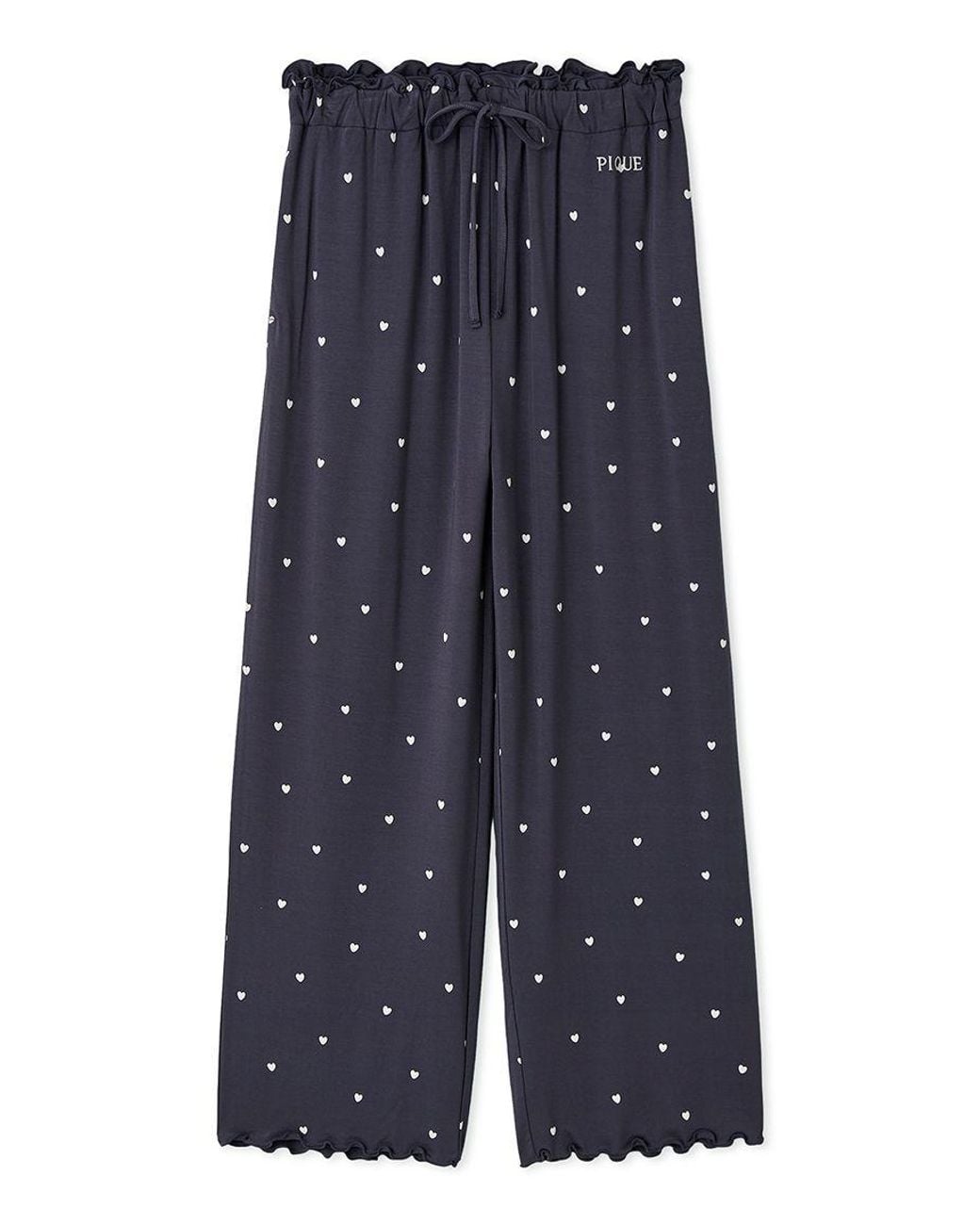 gelato pique Pink Cool-Touch Heart Frilled Pants