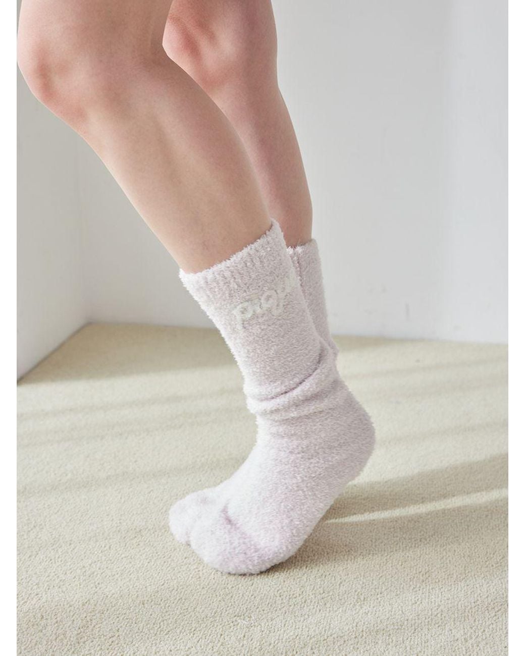 gelato pique White Logo Frill Soft Socks