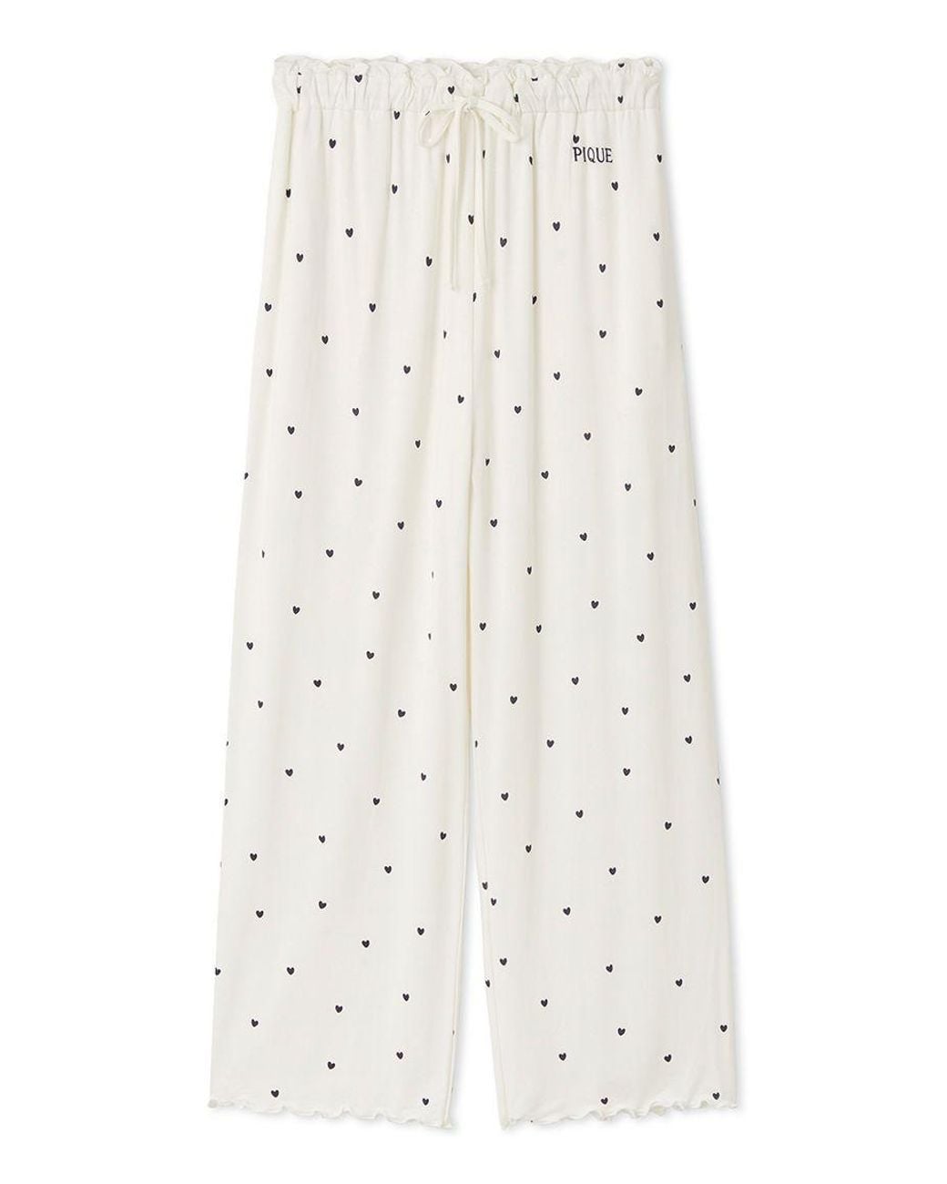 gelato pique Pink Cool-Touch Heart Frilled Pants