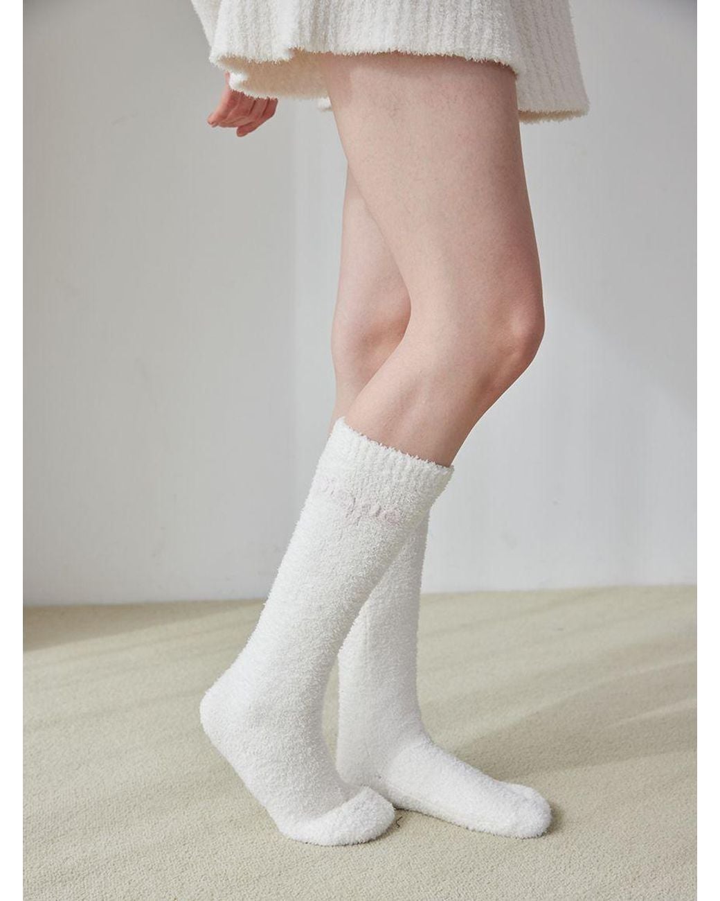 gelato pique White Logo Frill Soft Socks
