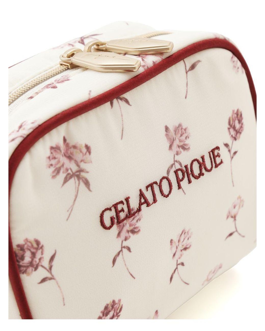 gelato pique Natural Rose Patterned Square Pouch