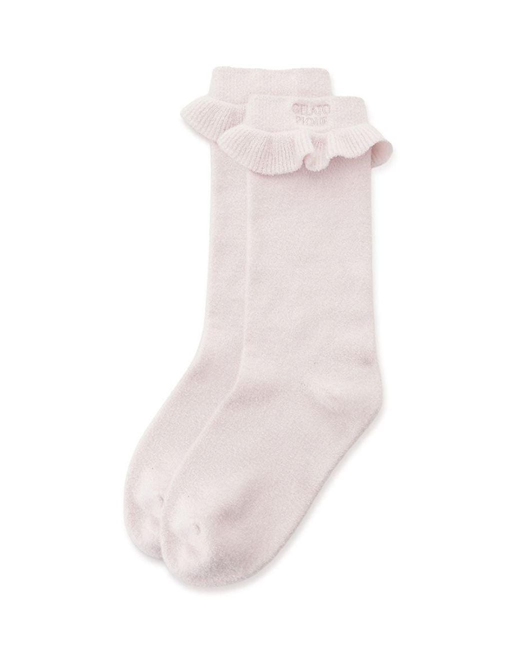 gelato pique White Frill Logo Socks