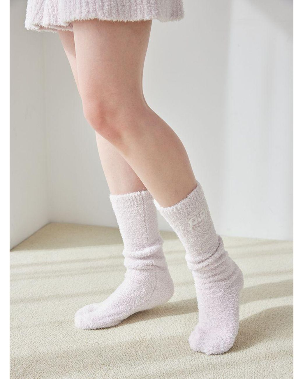 gelato pique White Logo Frill Soft Socks