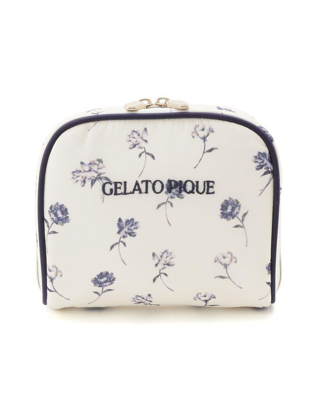 gelato pique Natural Rose Patterned Square Pouch