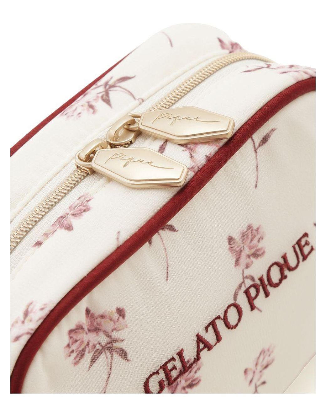 gelato pique Natural Rose Patterned Square Pouch