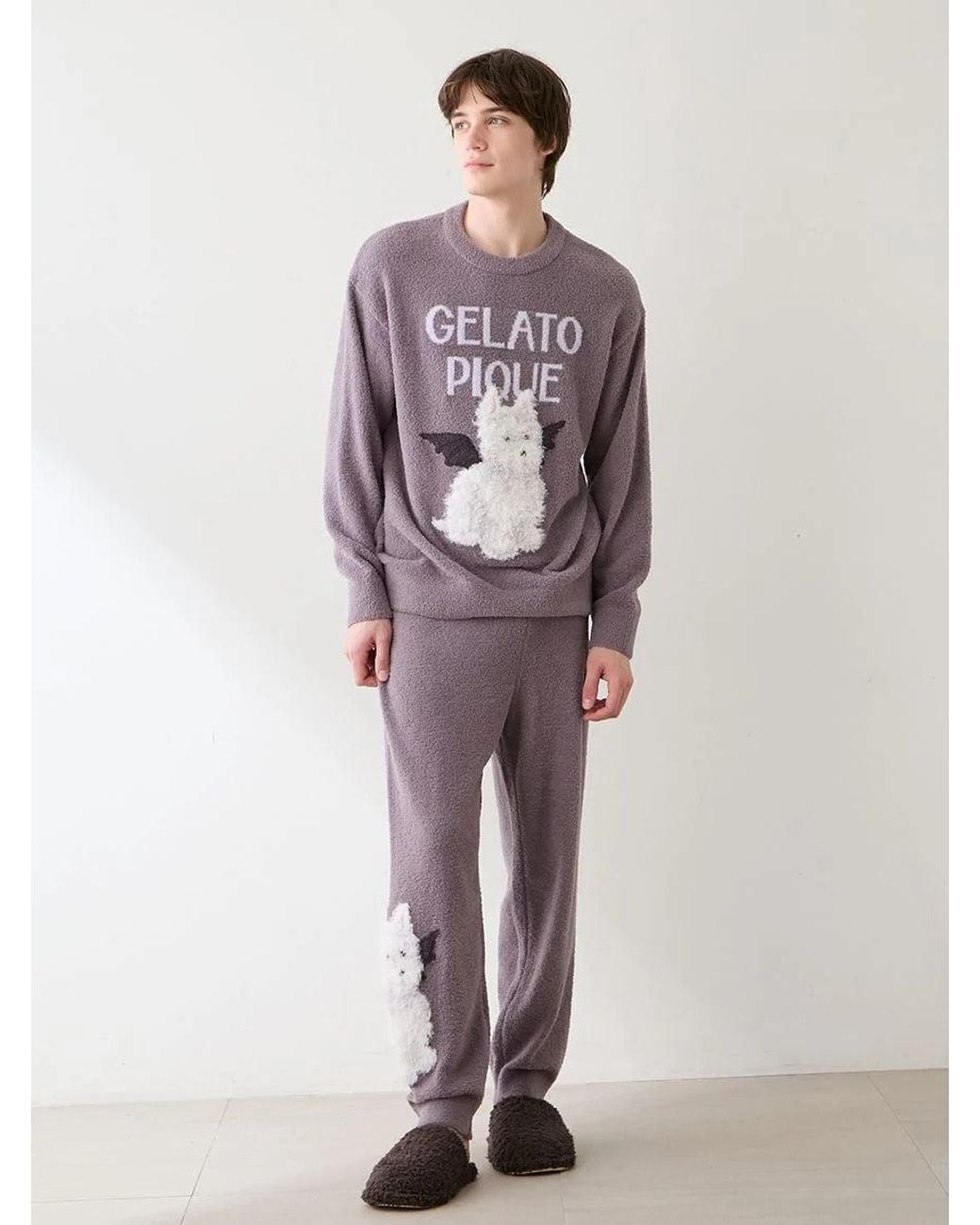 gelato pique [Halloween] Night Parade Dogs Jacquard Pants in Gray for ...