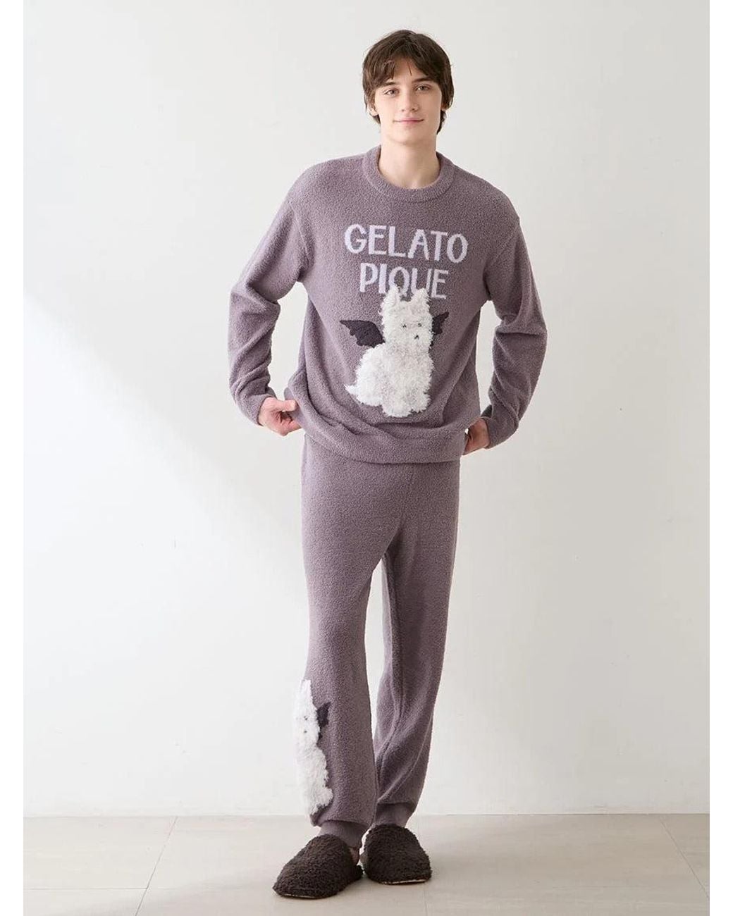gelato pique [Halloween] Night Parade Dogs Jacquard Pants in Gray for ...