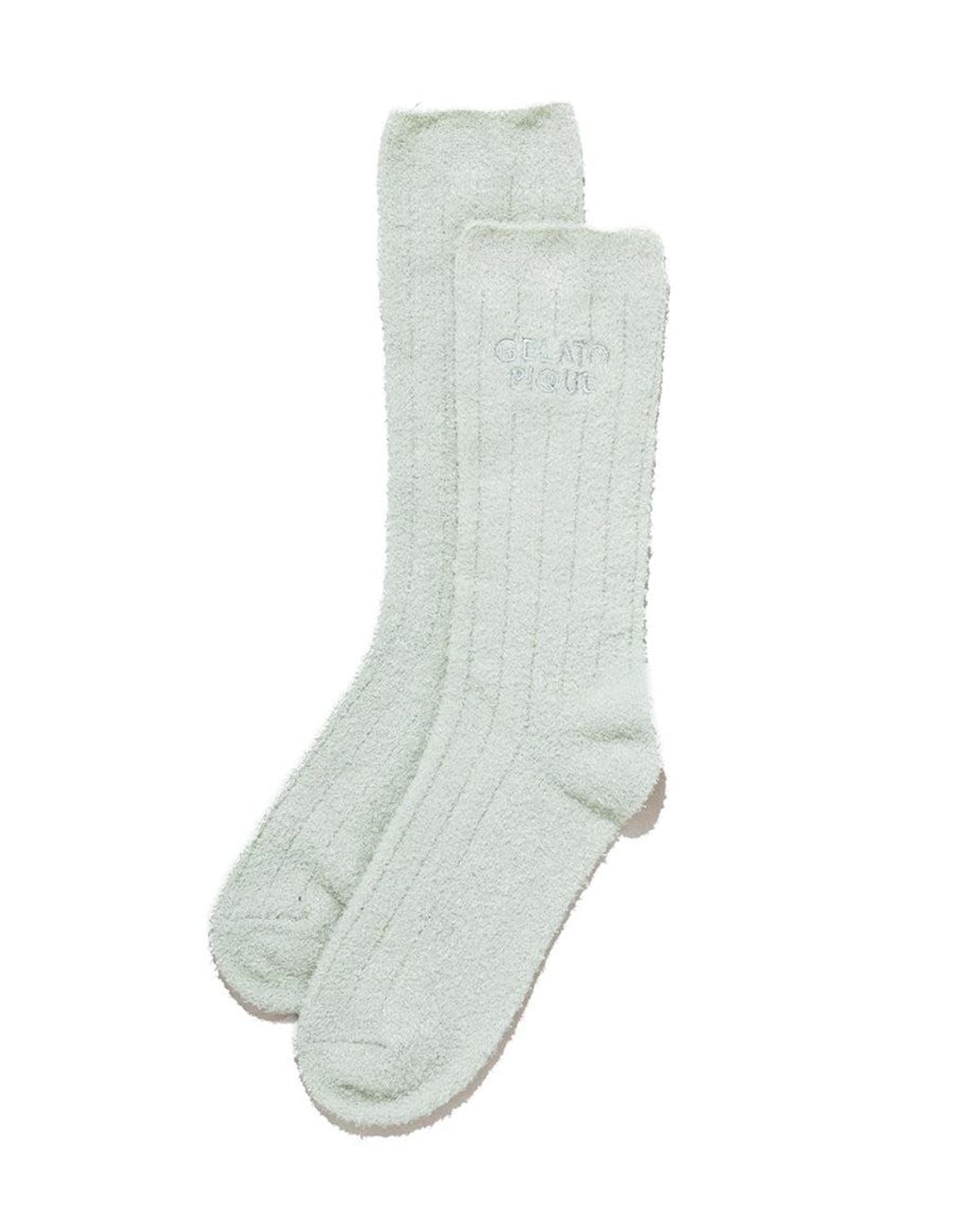 gelato pique Gray Hot Smoothie Cold Season Socks