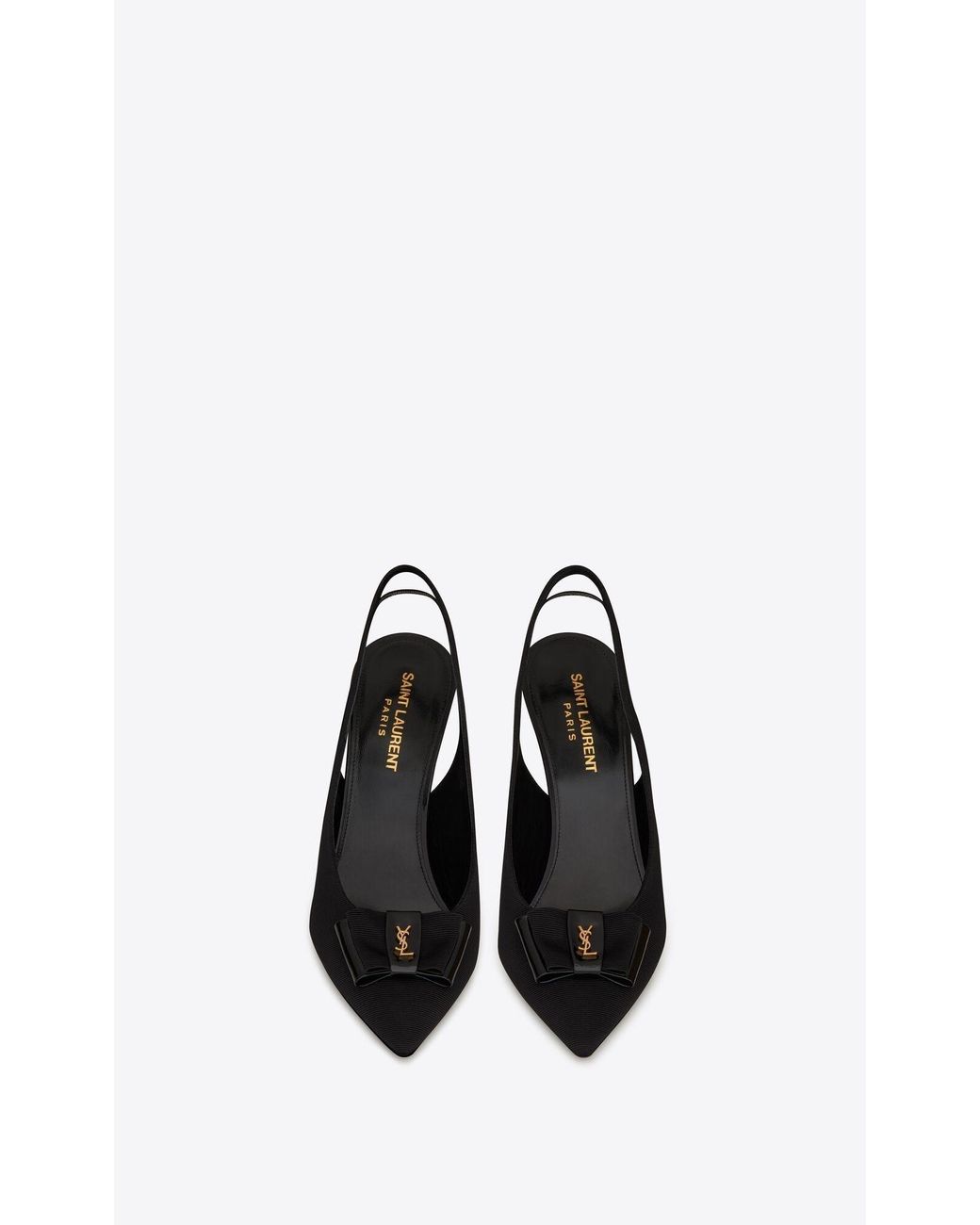 saint laurent bow pumps
