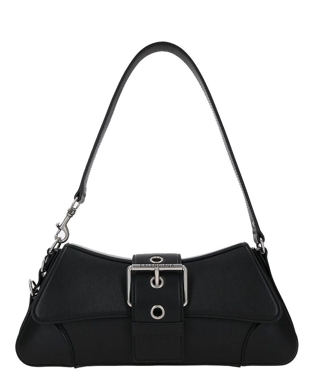 Balenciaga Canvas Lindsay Bag In Black Leather | Lyst UK