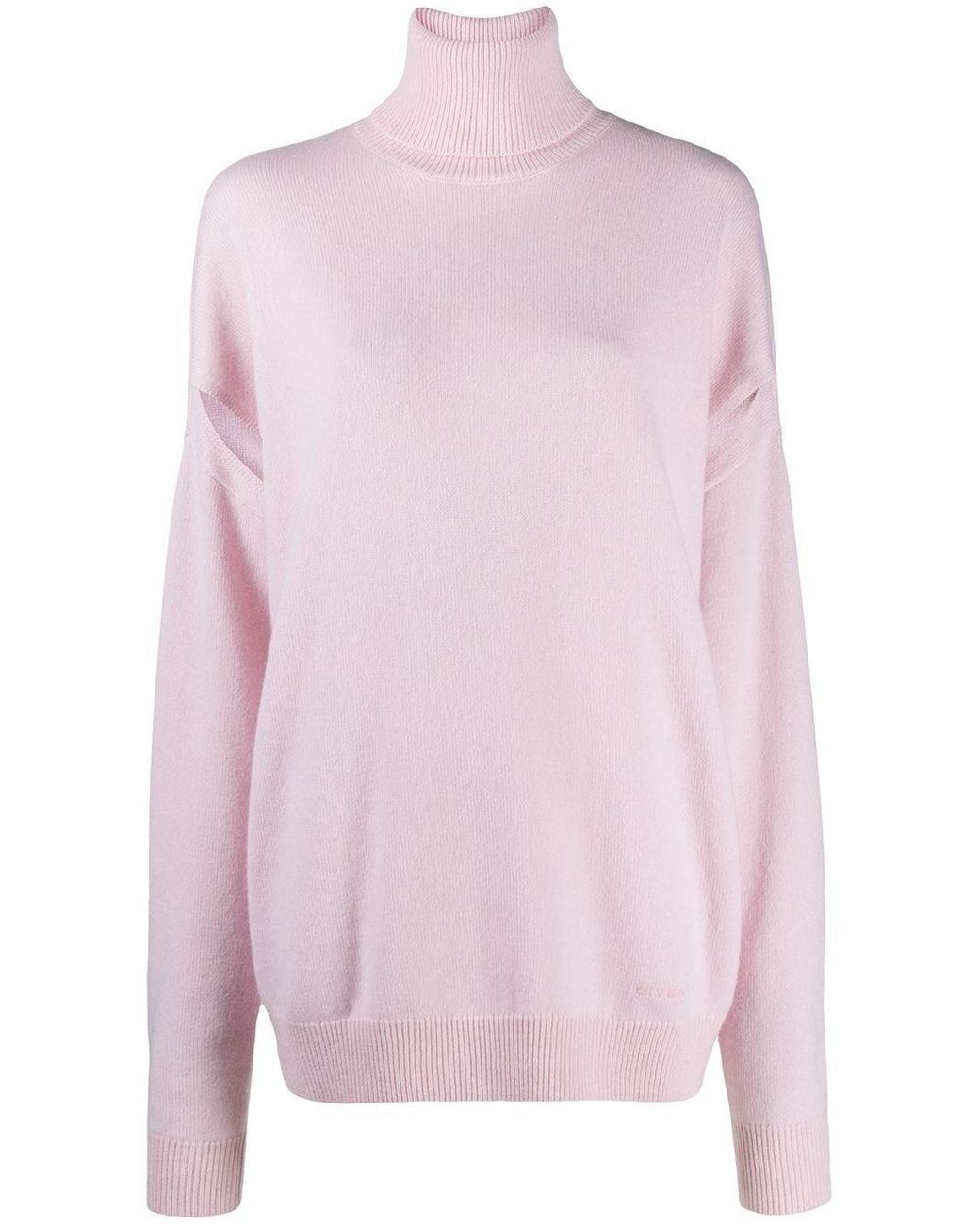 Givenchy Sweater In Cashmere With Cutouts in Pink - Lyst