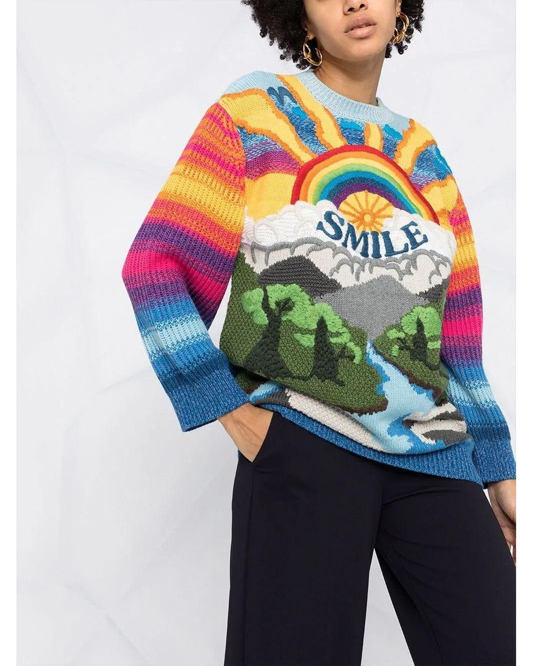 Stella McCartney Kind Intarsia Jumper | Lyst