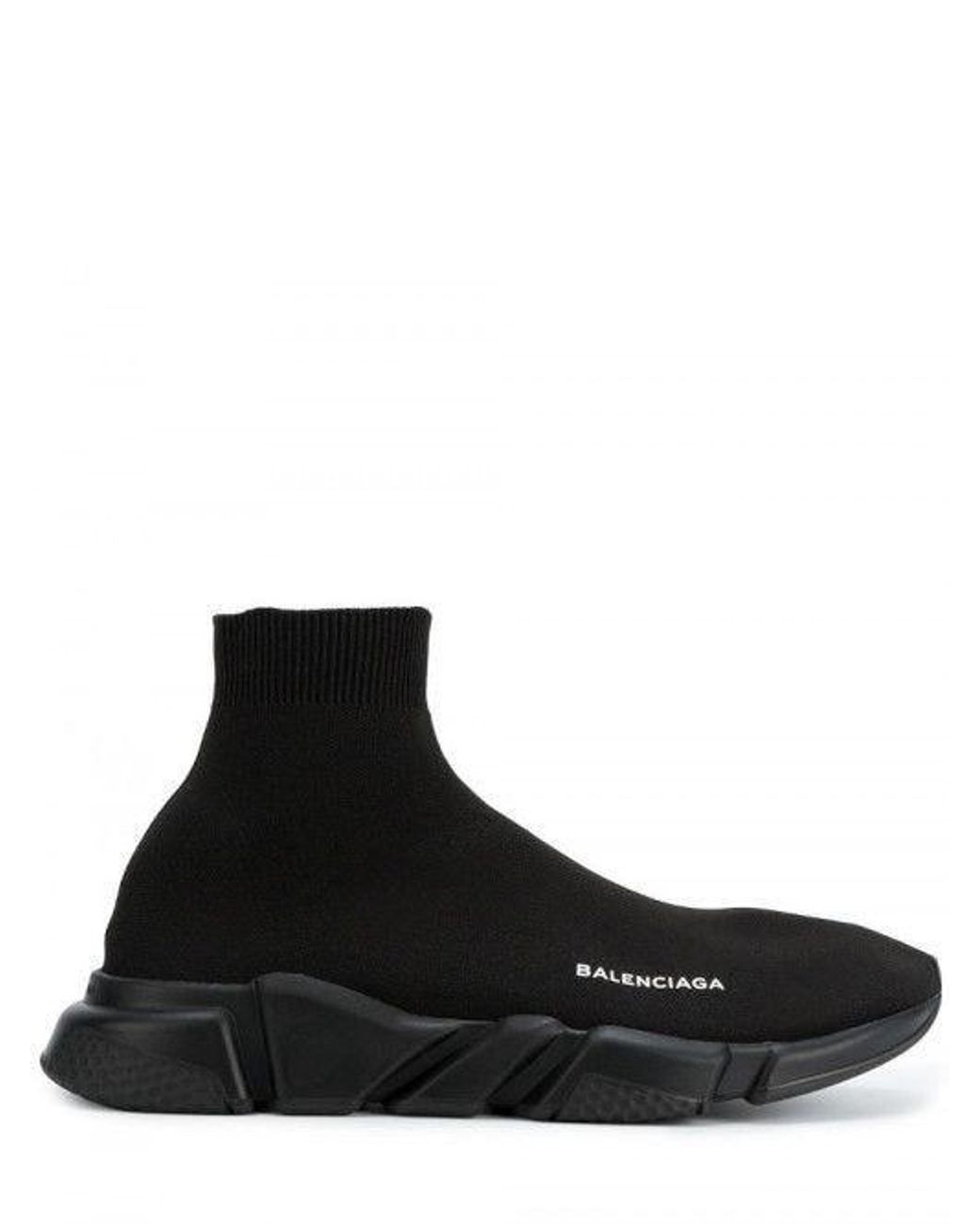 Balenciaga Speed Sneaker In Black Recycled Knit - Lyst