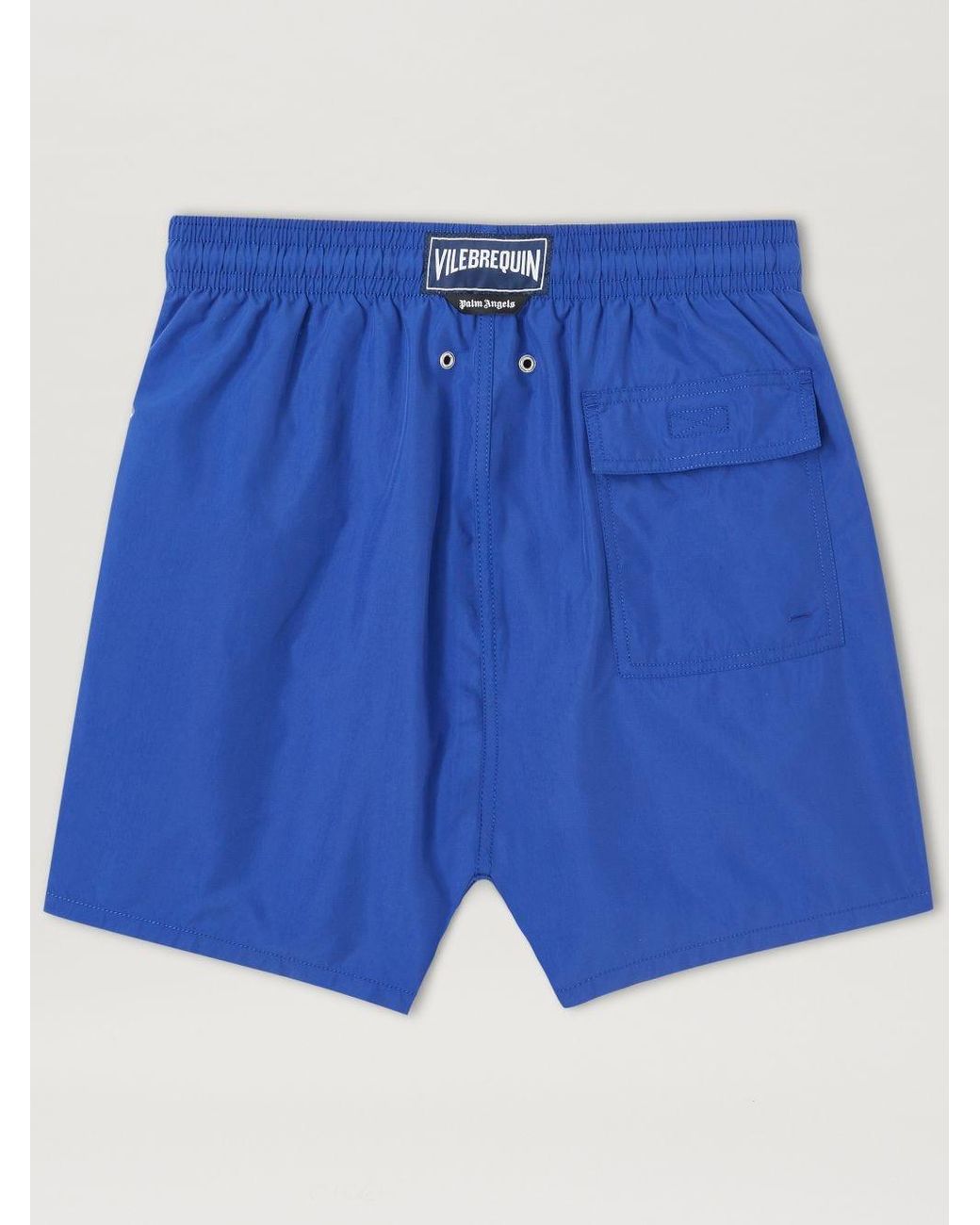 Palm Angels X Vilebrequin Blue Swim Shorts for Men | Lyst
