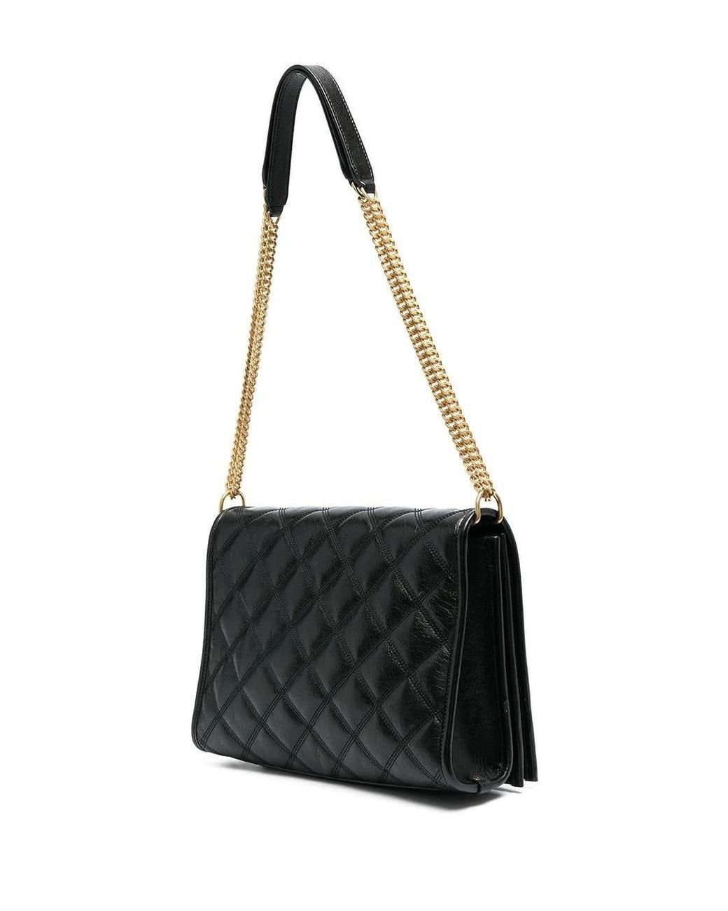 YSL Black Monogram Mix Quilted Small Chain Bag – The Closet