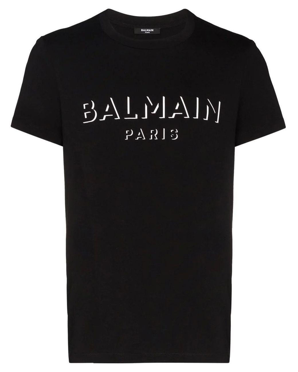 Balmain 3d-effect Logo T-shirt in Black for Men | Lyst