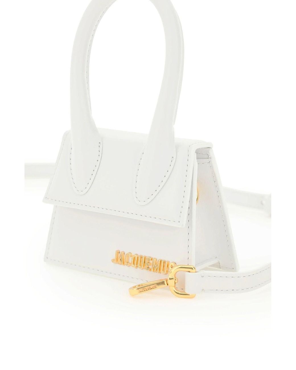 jacquemus bolsa white moyen