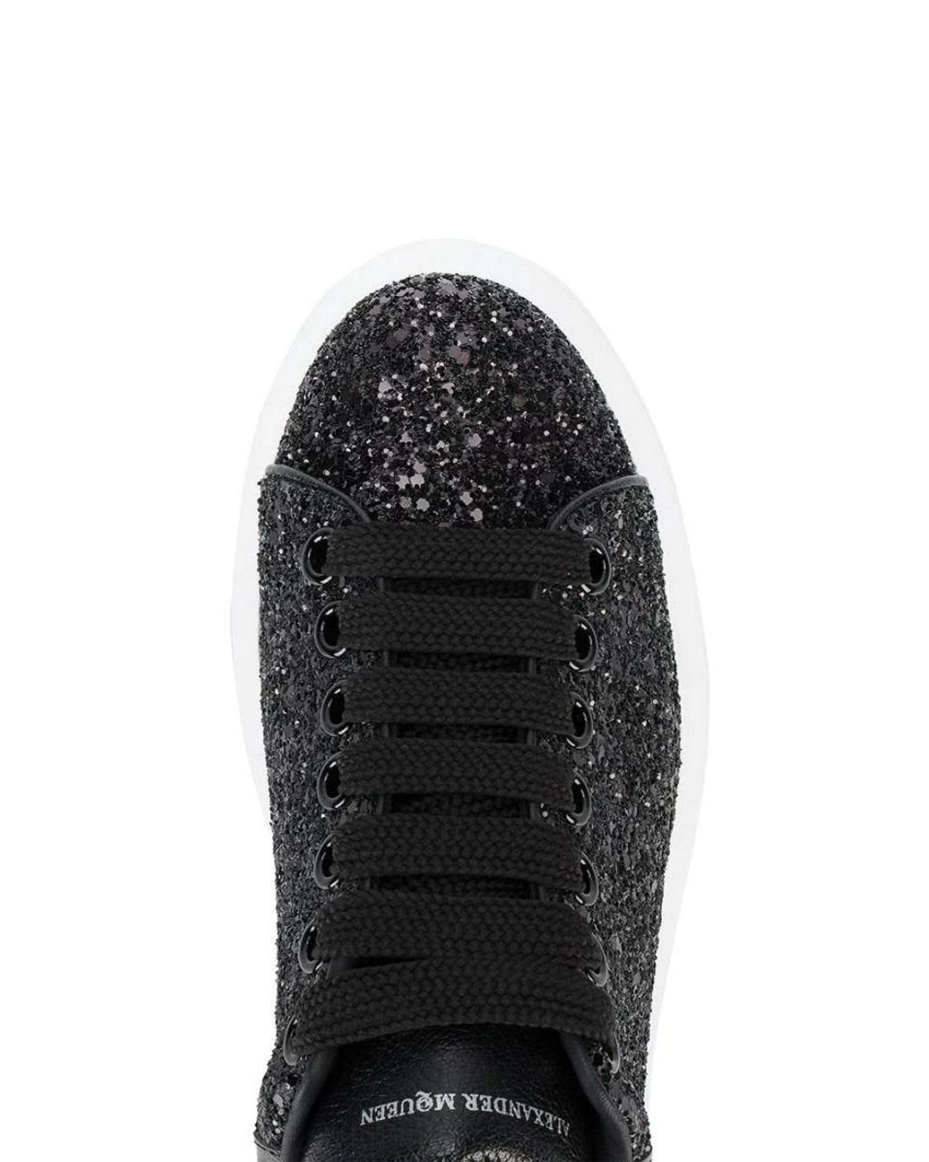tovagliolo un creditore A strisce alexander mcqueen glitter sneakers