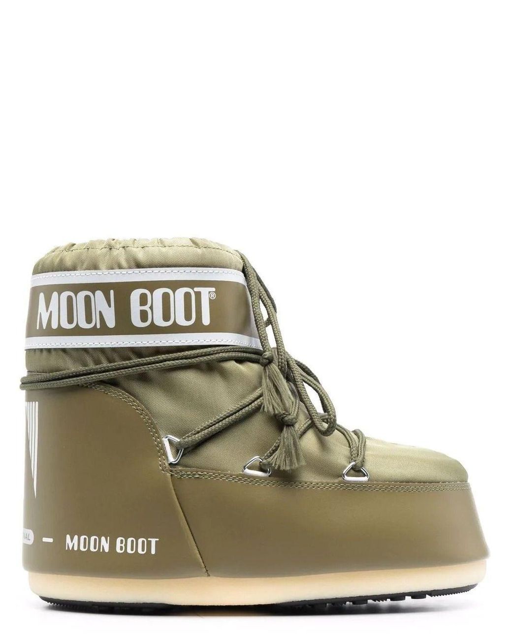 Moon Boot Classic Low 2 Green Snow Boots | Lyst