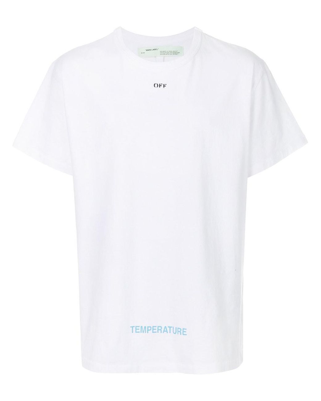 Off-White c/o Virgil Abloh Diag Temperature T-shirt in White for 