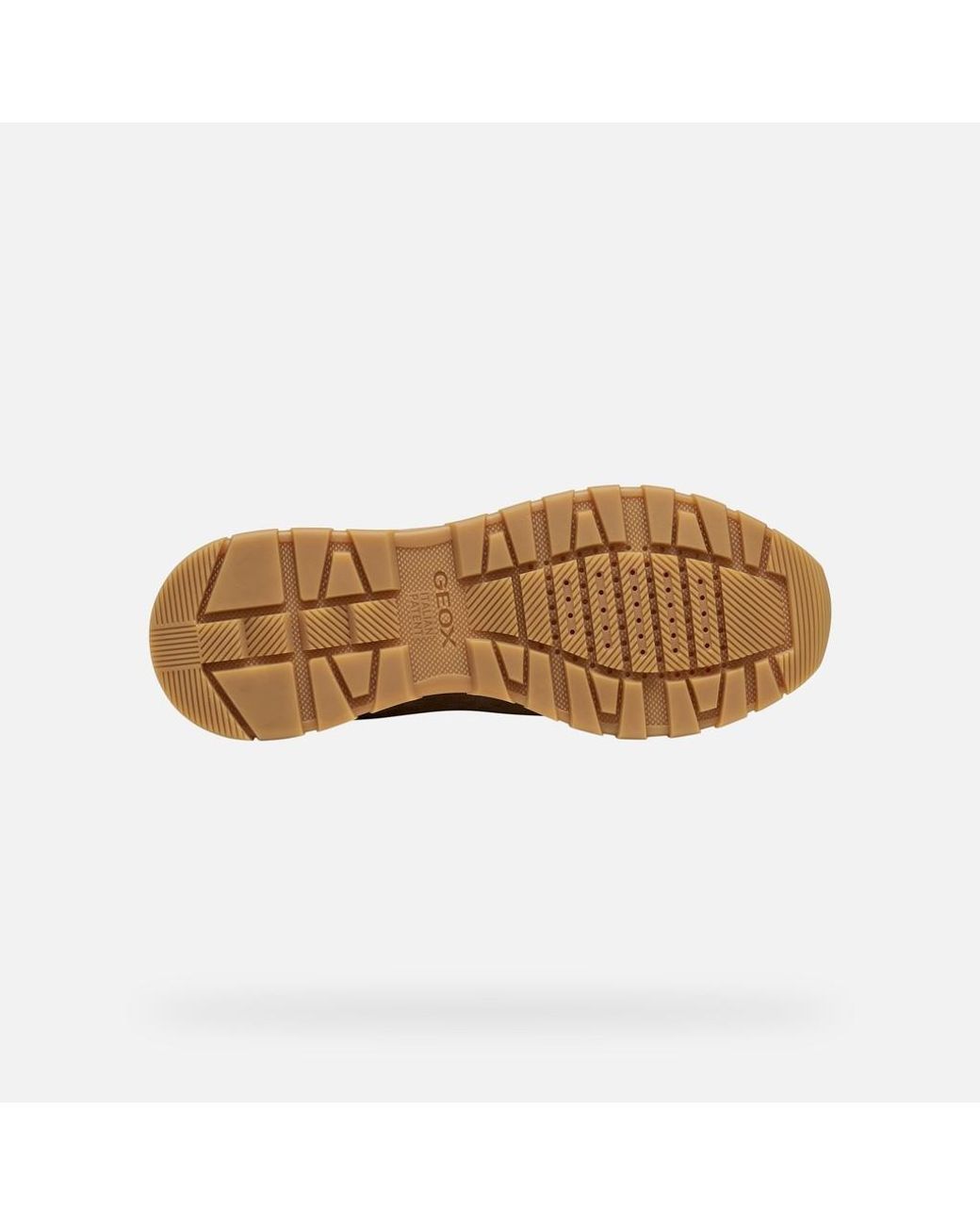 Geox Brown Desya B Abx Metallic Accents Leather Suede Sneakers