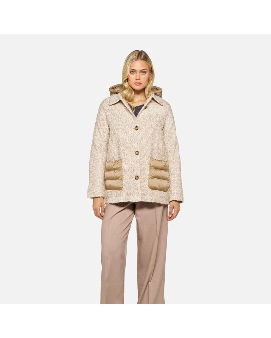 Geox Natural Charlene Moonbeam/Nougat