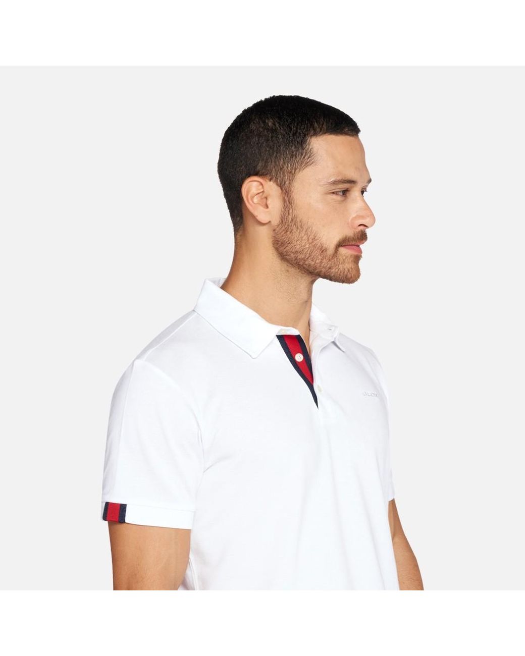 Geox White Polo for men