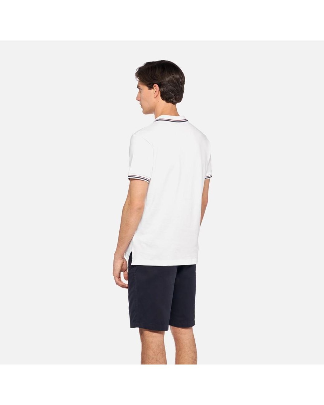 Geox White Polo for men