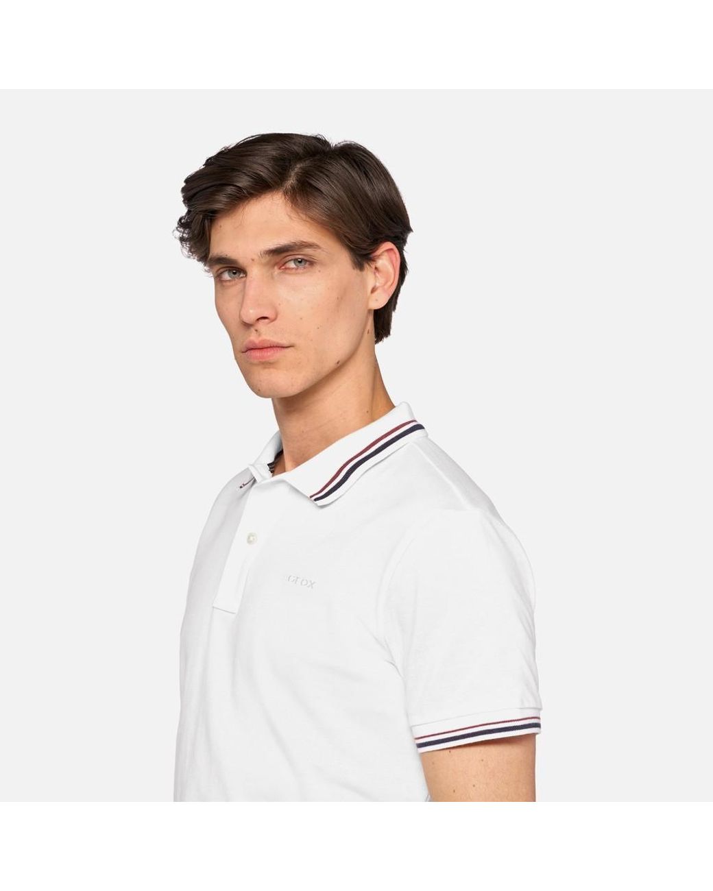 Geox White Polo for men