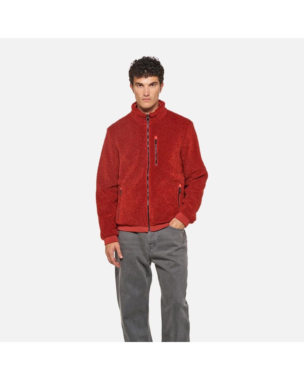 Geox Red Sweater Ketchup/Ketchup for men