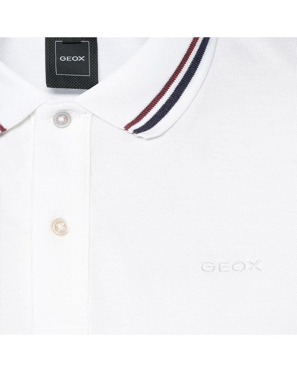 Geox White Polo for men
