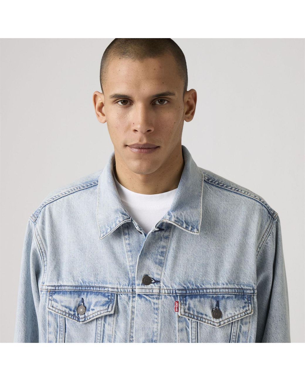 Levi's Blue Relaxed Fit Trucker Brightside for men