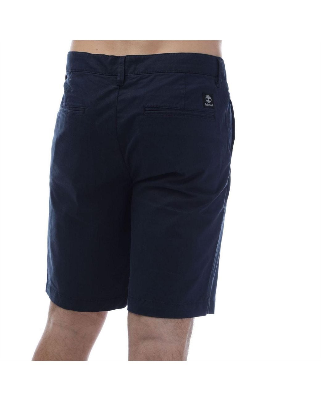 Timberland Blue Twill Chino Shorts for men