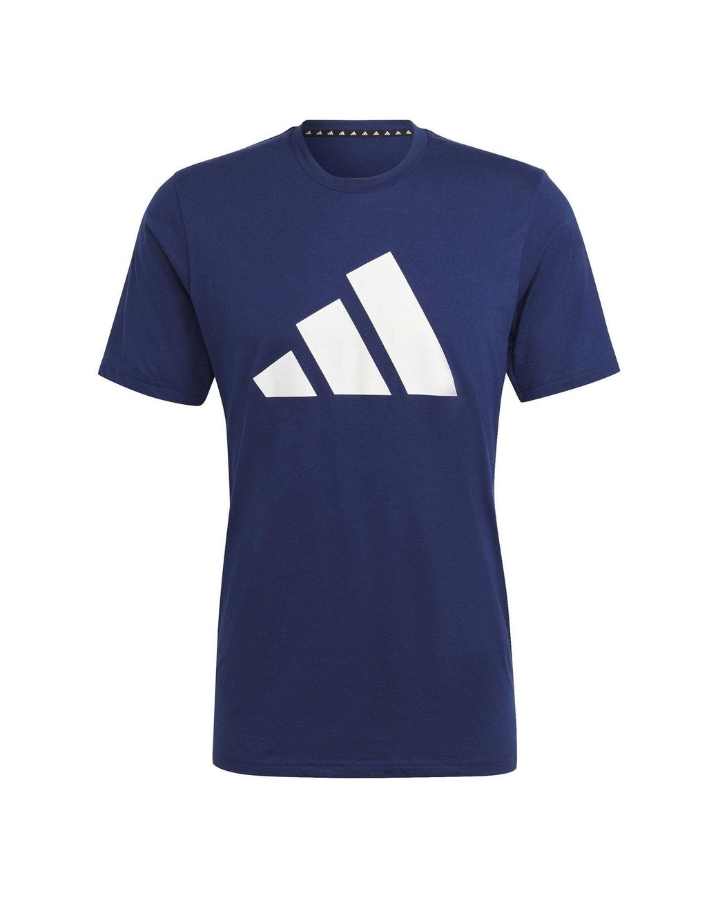 Adidas Blue Tr Es Fr Logo T Gym Top for men
