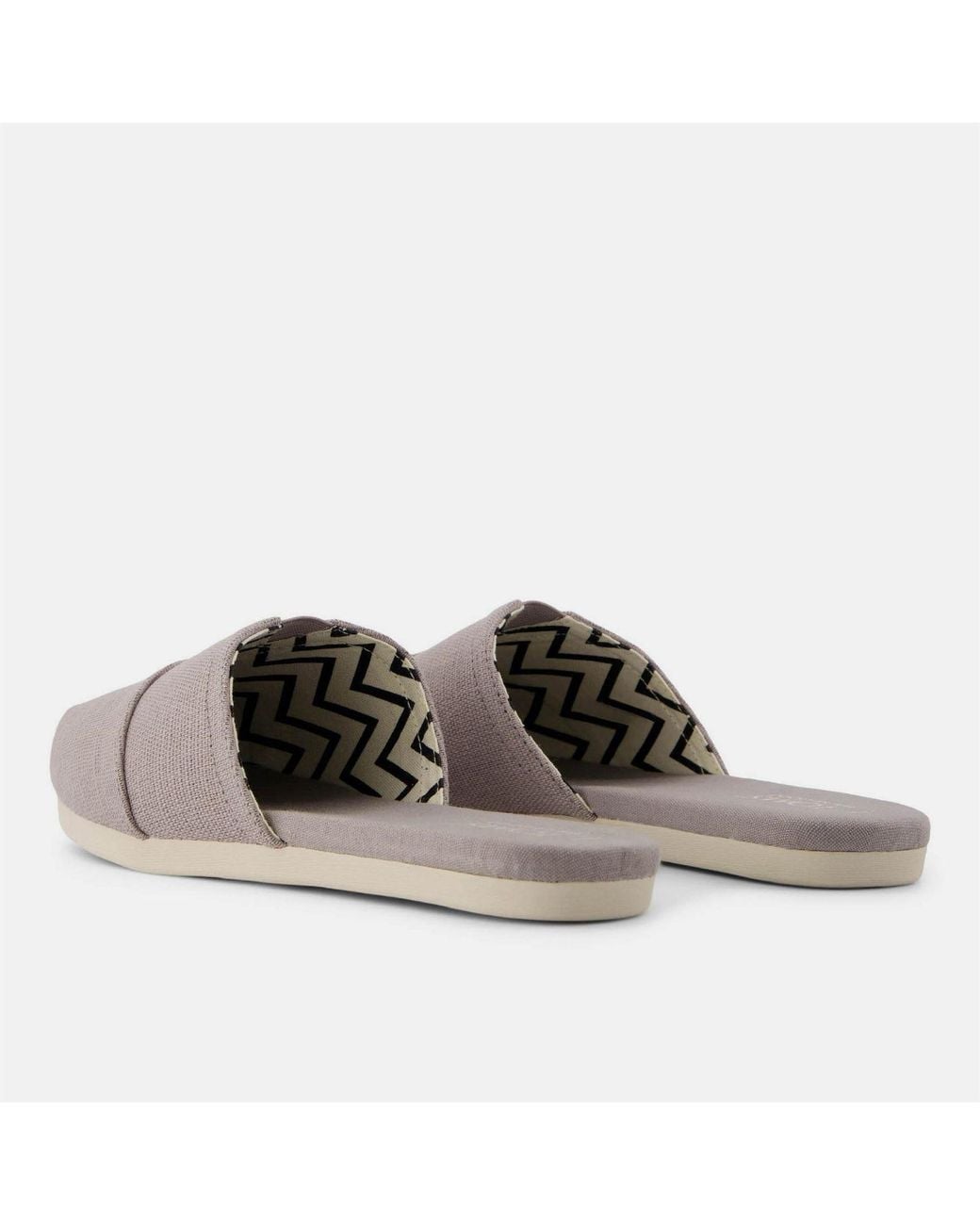 TOMS Gray Alpargata Mules Size 7