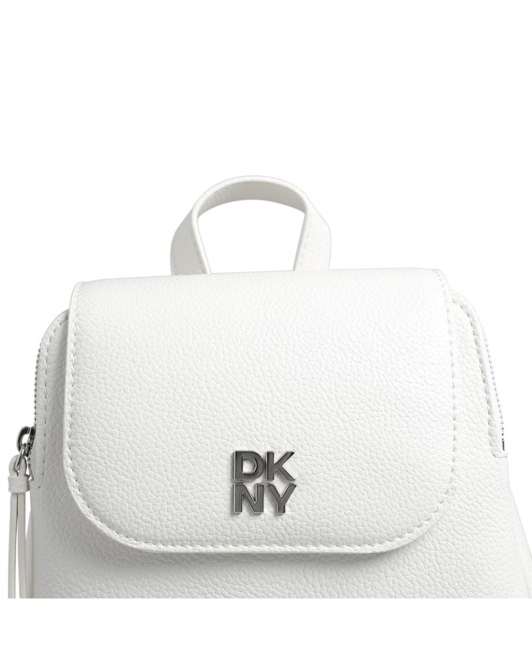 DKNY White Gallen Backpack