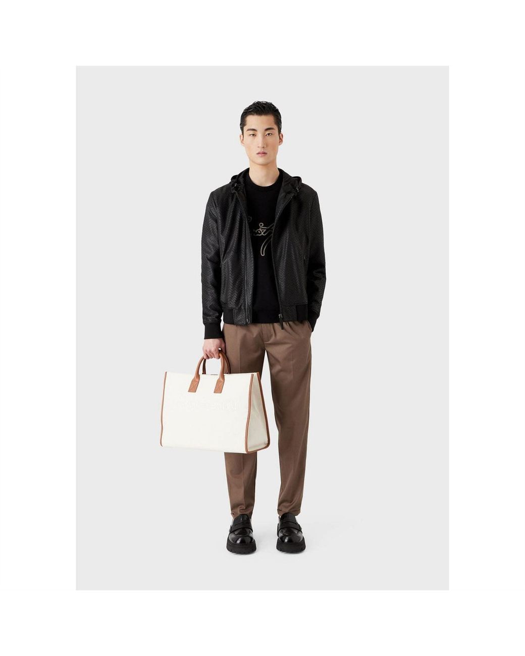 EA7 Black Jacket for men