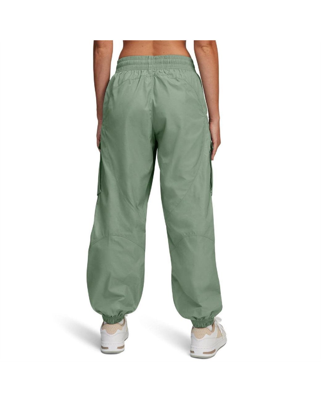 Under Armour Green Woven Sheen Cargos