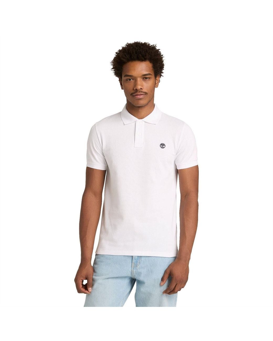 Timberland White Oyster River Polo Shirt for men