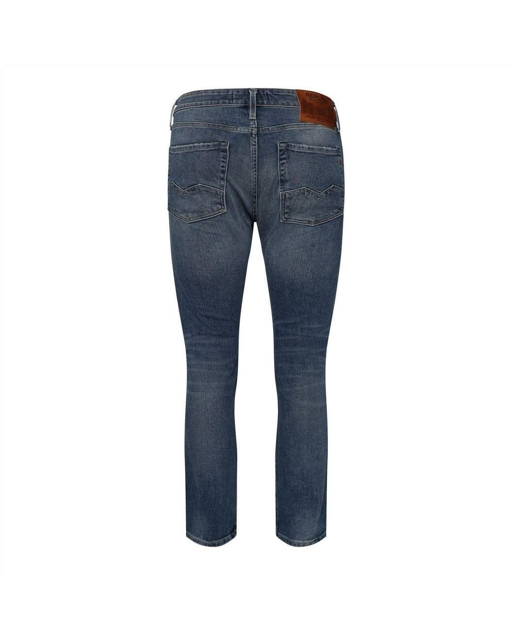 Replay Blue Regular Fit Jeans for men