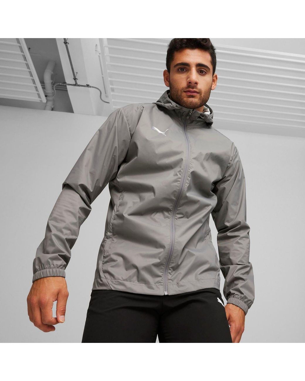 PUMA Gray Teamfinal All-Weather Jacket for men