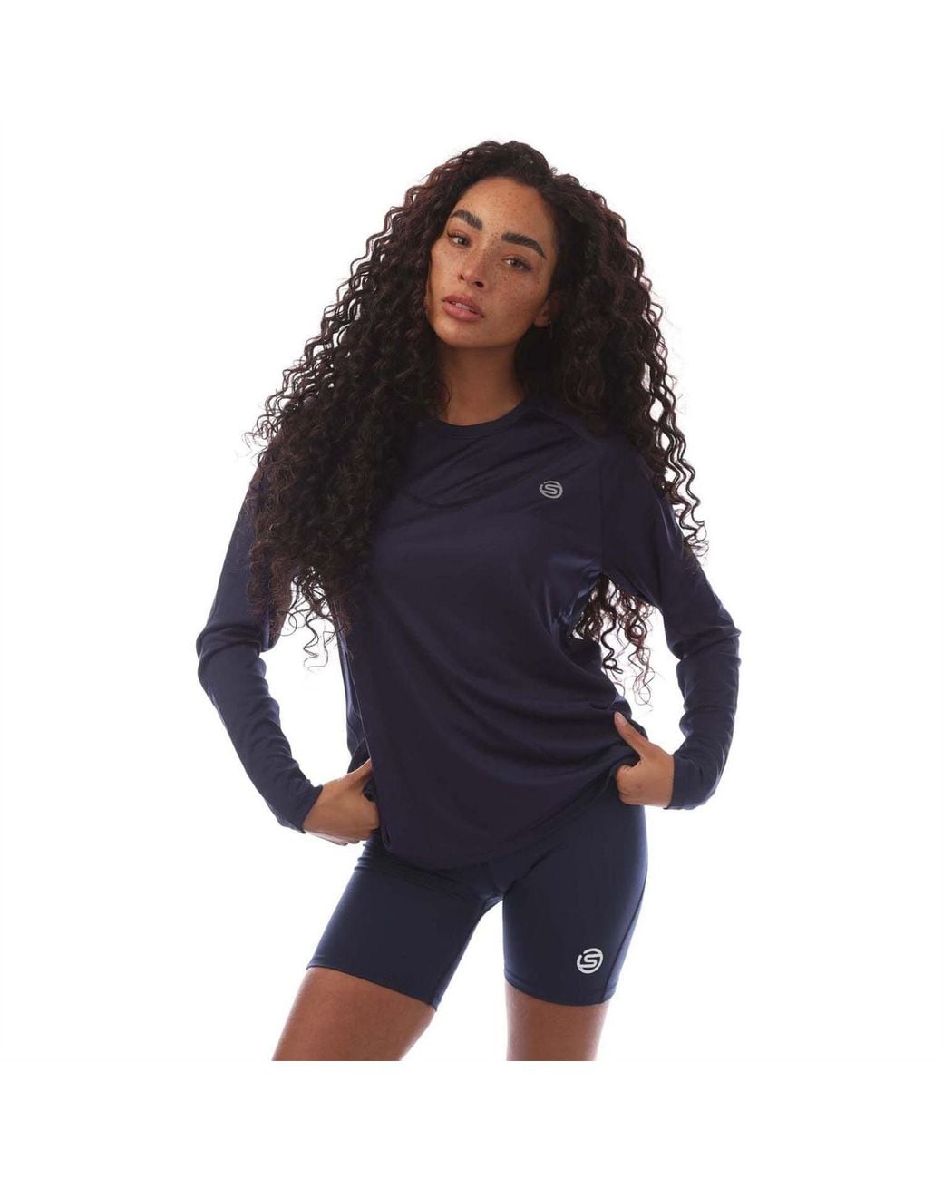 Skins Blue 3 Long Sleeve T Shirt