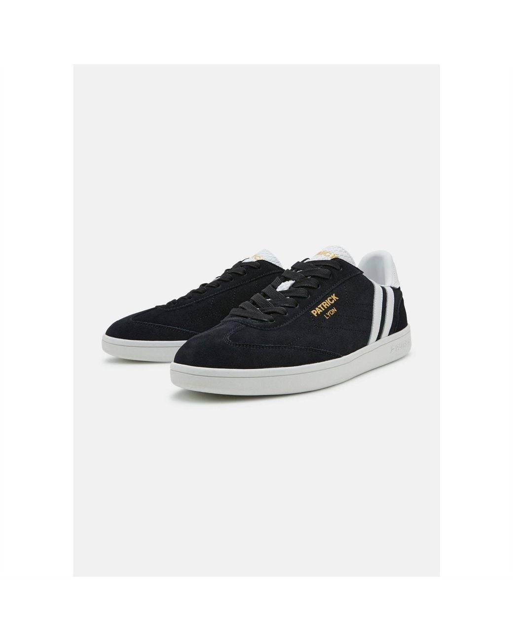 Patrick Black Lyon Cupsole Low Top Sneakers 7 (41) for men