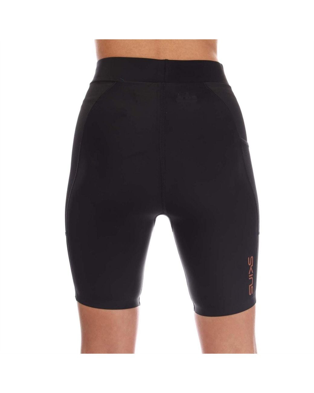 Skins Black 5 Half Tights