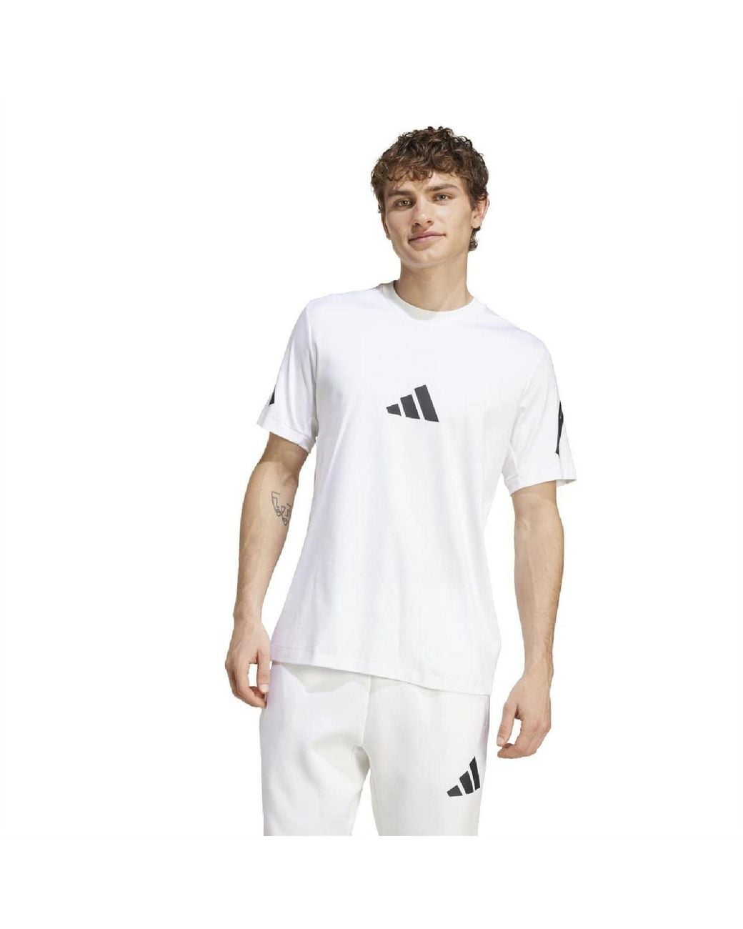 Adidas White M Z.N.E. Tee for men