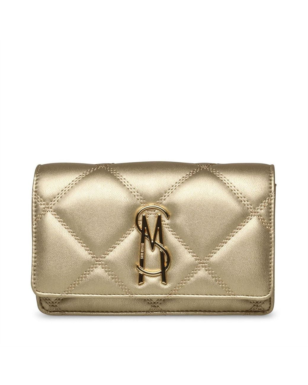 Steve Madden Natural Bendue Crossbody Rectangle With Chain