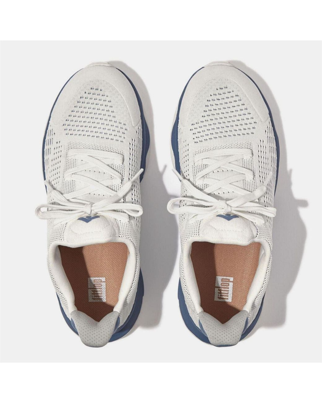 Fitflop Blue Ffx Knit Sports Trainers