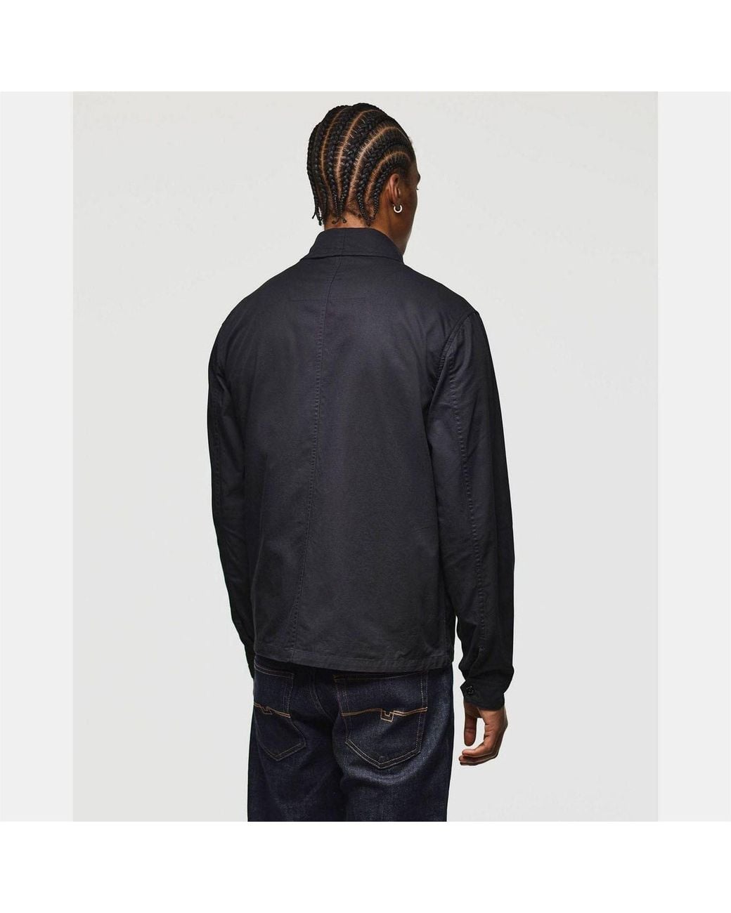 Weekend Offender Black Caleb Service Overshirt for men